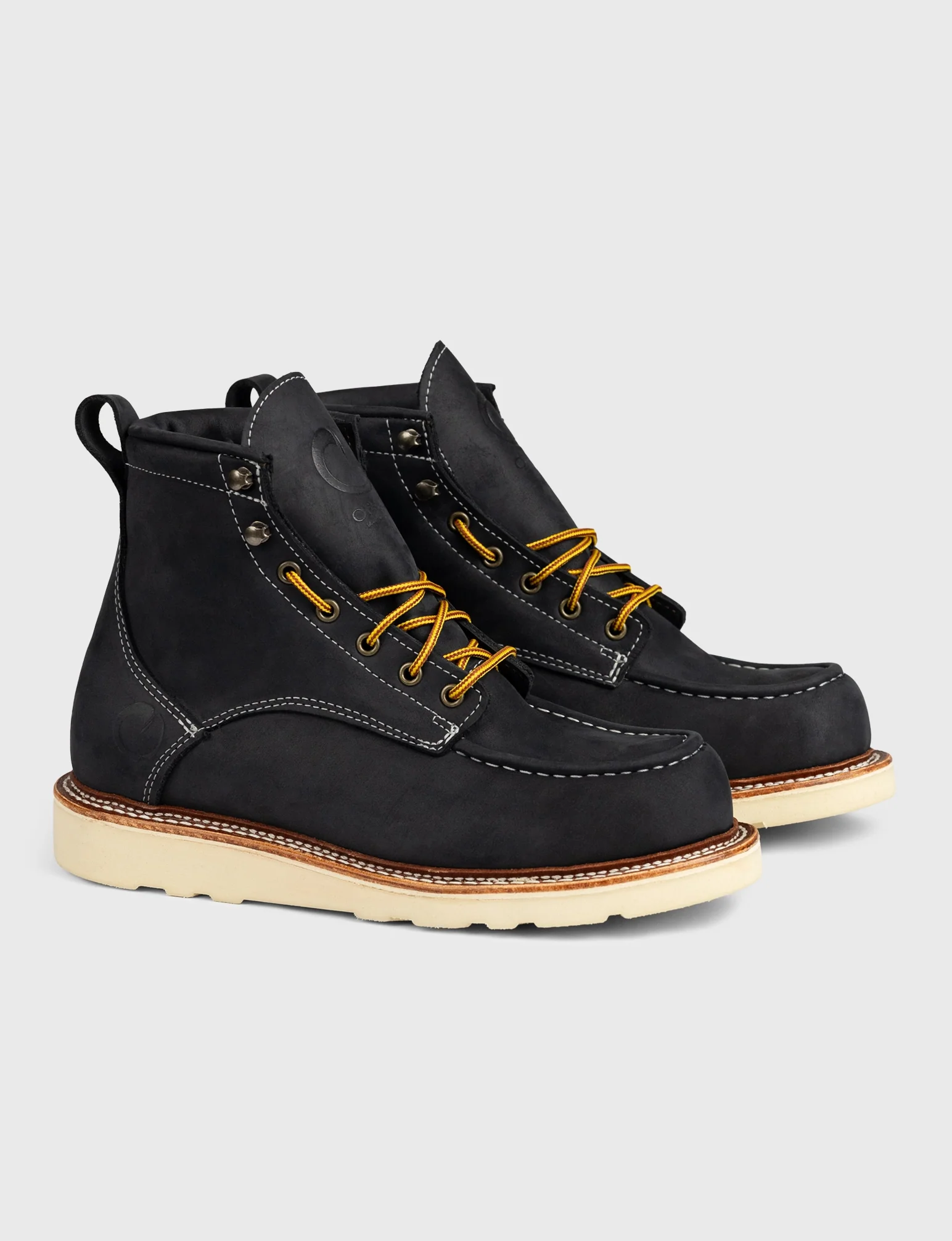 MAINE MOC TOE BOOT - NATURAL WEDGE SOLE - Image 4