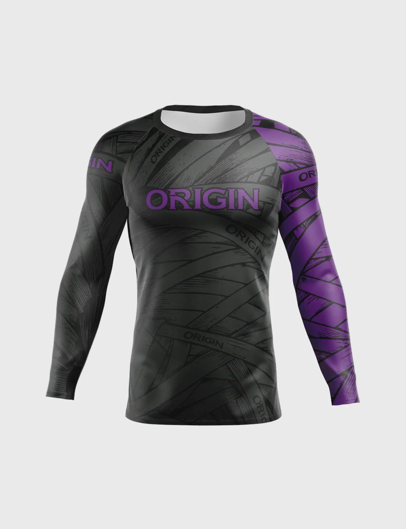 ODYSSEY RANKED LS COMPRESSION FIT RASHGUARD XS/S - Image 5