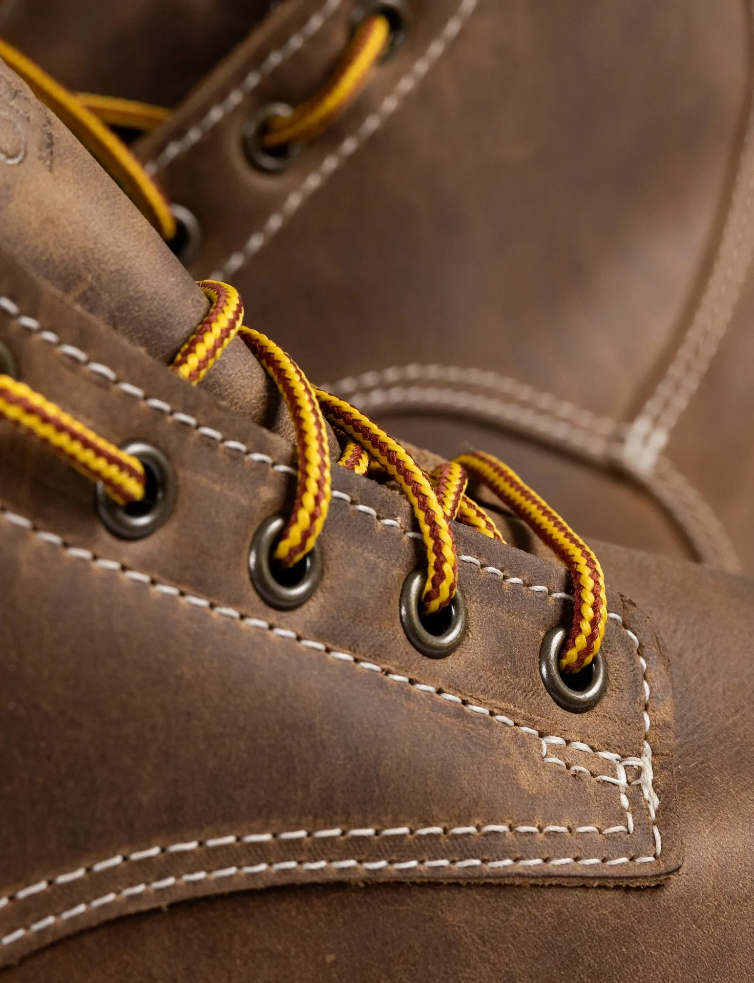 THE WILTON 6" STEEL TOE WORK BOOT - NATURAL WEDGE SOLE - GRADED QUALITY - Image 7