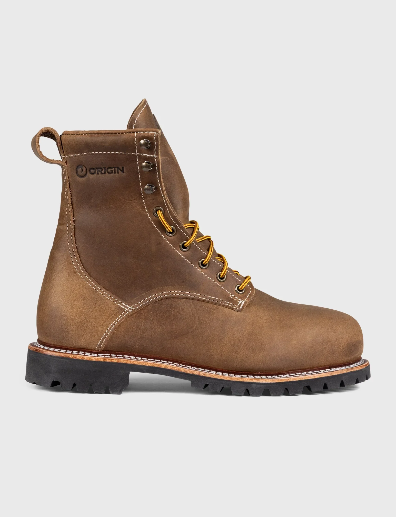 THE WILTON 8" STEEL TOE WORK BOOT - BIG LUG - GRADED QUALITY - Image 2